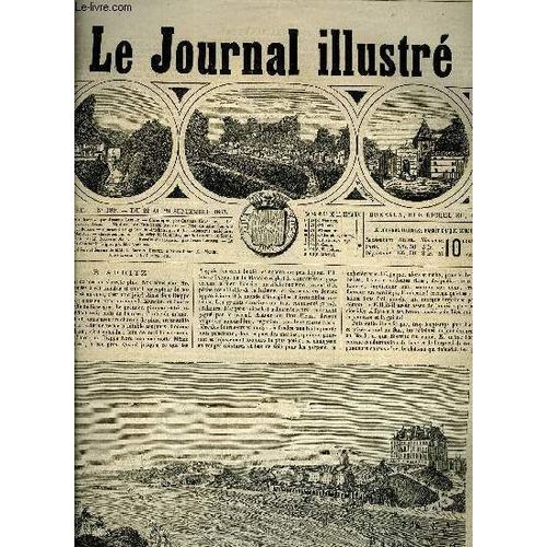 Le Journal Illustre N 189 - Biarritz Par Auguste Luchet, Les Baux Par Jacques Bonus, Fte De Saint Louis A Rome Par J. Doucet, Courses De Bagnres De Luchon Par A.V, Rcolte Du Sarrasin Par Jules(...)   de COLLECTIF 