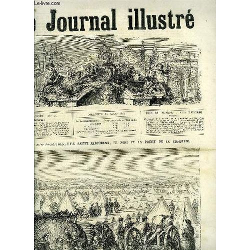 Le Journal Illustre N 34 - Campement Des Troupes Dans La Plaine De Gravelle, Vue Prise En Avant De La Redoute - Dessin De Duck, Le Gilet De Flanelle Rose Iv Par Lopold Nibelle, Les Expriences De(...)   de COLLECTIF 