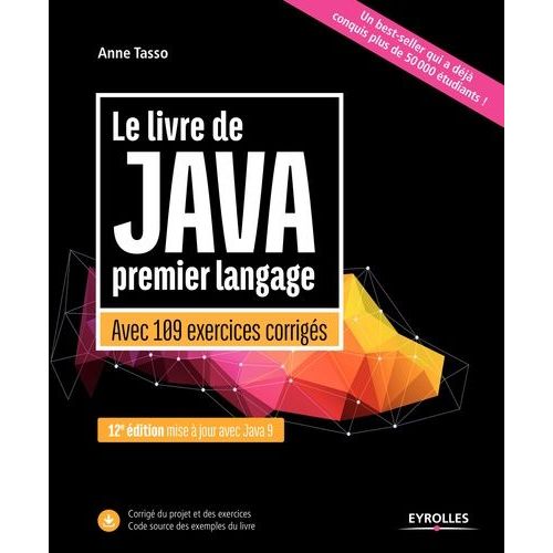 Le Livre De Java Premier Langage - Avec 109 Exercices Corrigs    Format Grand Format 