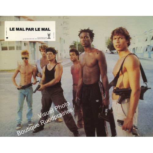 Le Mal Par Le Mal - Band Of The Hand : Jeux A Et B De 12 Photos D'exploitation Cinmatographique - Format 21,5x27 Cm - De Paul Michael Glaser Avec Stephen Lang, James Remar, Lauren Holly - 1986