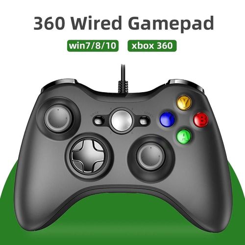 Le Manette De Jeu Filaire Xbox 360 Prend En Charge Le Manette De Jeu Pc Mince Xbox 360 Prend En Charge Steam Et Peut S'adapter  Win7/10 360-W