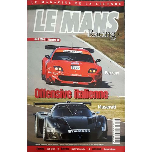 Le Mans Racing Numero 20 Ferrari Offensive Italienne Maserati 20