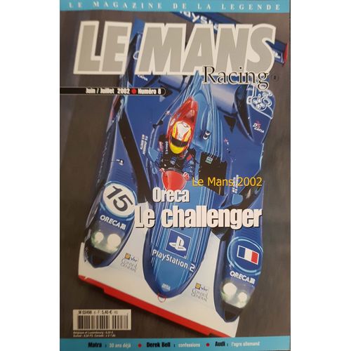 Le Mans Racing Numero 8 Le Mans 2002 Oreca Le Challenger 8
