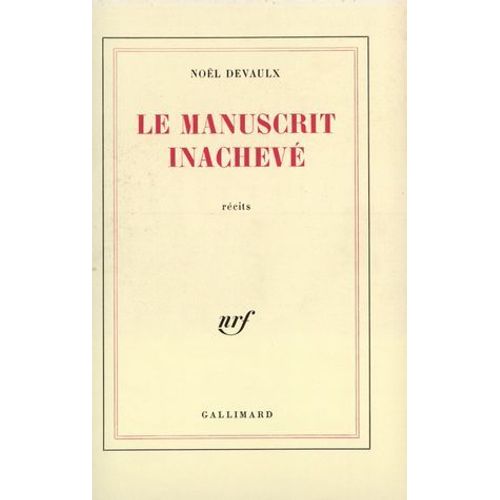 Le Manuscrit Inachev  