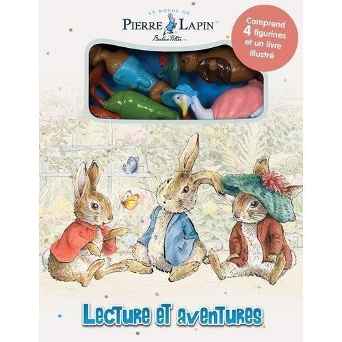 Le Monde De Pierre Lapin - Avec 4 Figurines Et 1 Livre Illustr   de batrix potter  Format Beau livre 