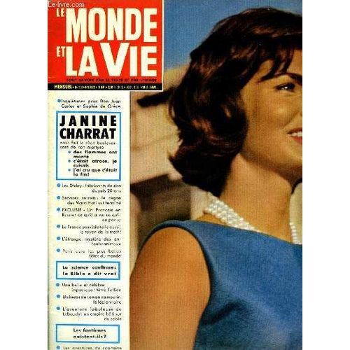 Le Monde Et La Vie N 108 - Jacqueline Kennedy : Un Sourire Made In France En Train De Conqurir Le Monde Par Lon Zitrone, Don Juan Carlos Et Sophie De Grce : Mystres Autour D Un Trone Par Pierre(...)   de Collectif 