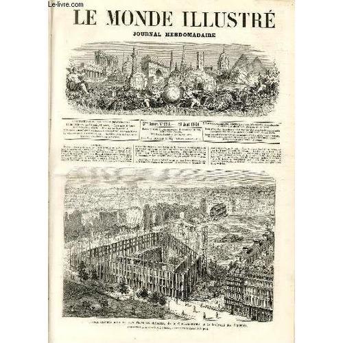 Le Monde Illustre N229 Travaux Excuts Entre Les Rues Neuve-Des-Mathurins, De La Chausse-D'antin Et Le Boulevard Des Capucines