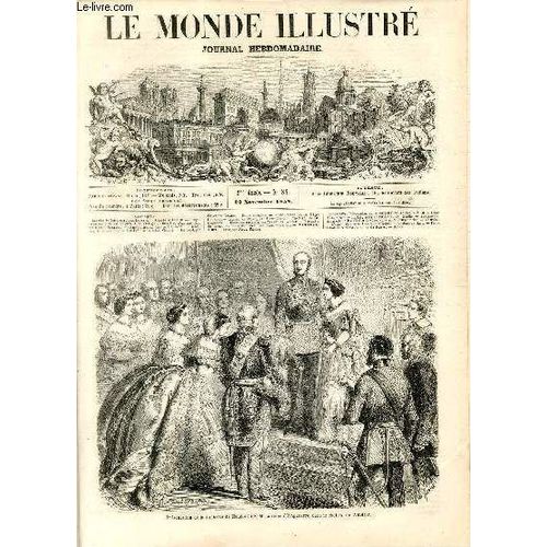 Le Monde Illustre N84 Prsentation De La Duchesse De Malakoff  S. M. La Reine D'angleterre, Dans Le Chteau De Windsor