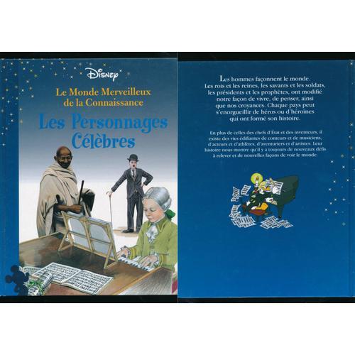 Le Monde Merveilleux De La Connaissance - Disney - Les Personnages Clbres   