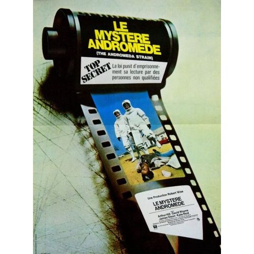 Le Mystre Andromde - Affiche Originale De Cinma - Format 40x60 Cm - De Robert Wise Avec Arthur Hill, David Wayne, James Olson, Kate Reid, Paula Kelly, George Mitchell / The Andromeda Strain - 1971