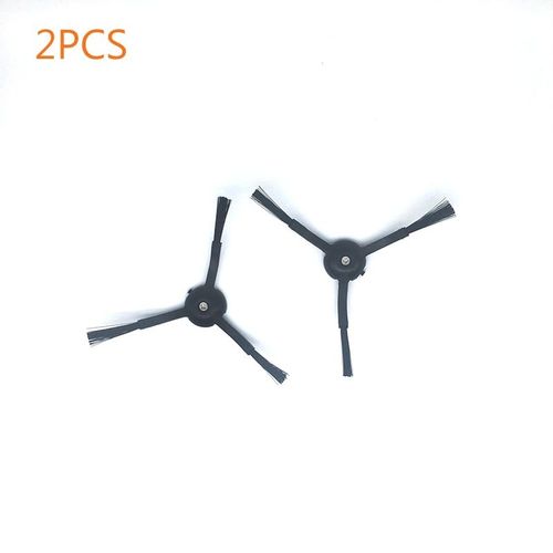 le noir - Accessoires de tte de brosse latrale pour aspirateur Robot Xiaomi mijia 1S 2 S roborock S50 S55 S52 S6 t6 t61, pices de rechange, 2 pices