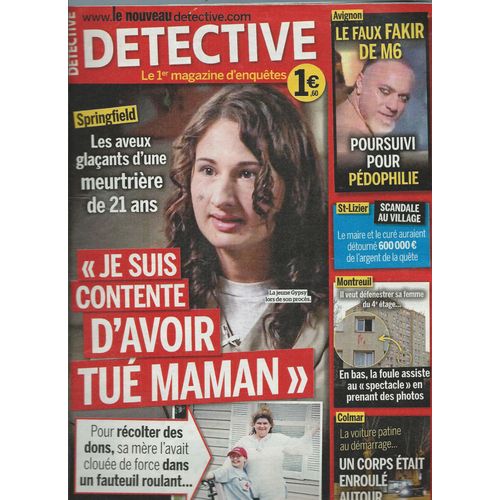 Le Nouveau Detective 17/01/2018 Bourges, Montreuil, Foix, Springfield, Lyon Marine Lorphelin, Vieux-Charmont, Farciennes, Colmar, Avignon, New York, Knoxville, Paris, France Gall