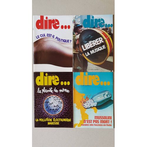 Le Nouveau Dire Numro 1, 2, 3 Et 4