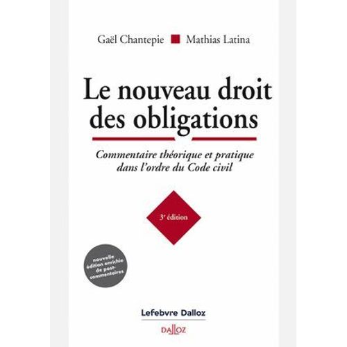 Le Nouveau Droit Des Obligations 3ed  