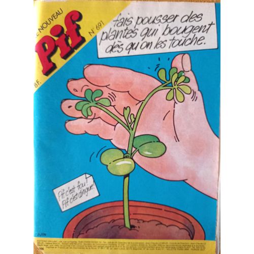 Le Nouveau Pif N691 - Capitaine Apache - Gadget : Fais Bouger Des Plantes Ds Qu'on Les Touche! - Juin 1982