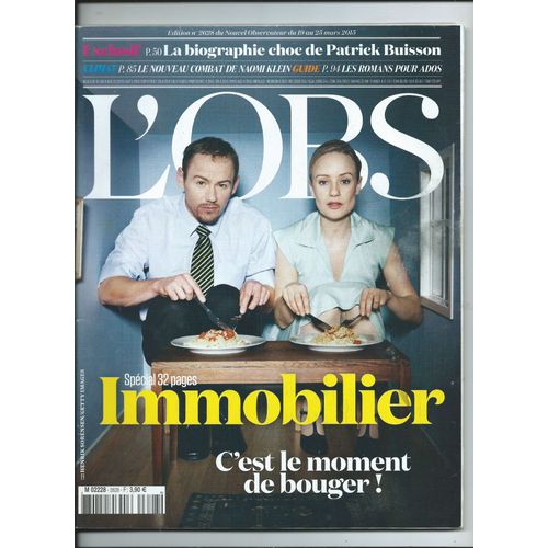 Le Nouvel Observateur 19/03/2015 La Biographie Choc De Patrick Buisson, Le Nouveau Combat De Noami Klein,  Moi Richard Officier Du Ku Klux Klan, Luce, Rhiannon Giddens