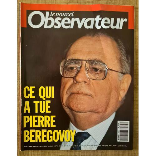 Le Nouvel Observateur 6/05/1993 (Mort De P. Brgovoy)
