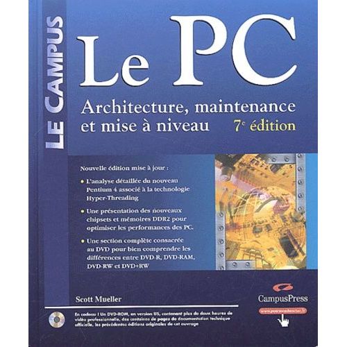 Le Pc - Architecture, Maintenance Et Mise  Niveau (1 Dvd)    Format Reli 