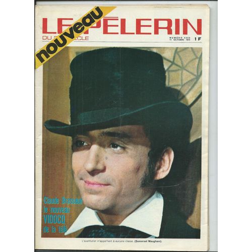 Le Plerin 11/10/1970 Claude Brasseur, Alex Mtayer, Pierre Sabbagh, Roger Pierre & Jean Marc Thibault, Jean-Louis Barrault & Madeleine Renaud, J. Dutronc, Mick Micheyl, Mouloudji, De Funs,Ariane Gil