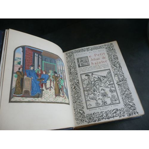 Le Petit Jehan De Saintr. Texte Nouveau Publi D'aprs Le Manuscrit De L'auteur Avec Des Variantes Et Une Introduction Par Pierre Champion Et Fernand Desonay.?   de LA SALE  Antoine de  Format Reli 