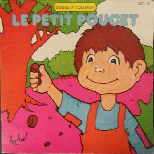 Le petit poucet disque à colorier Vinyle Rakuten