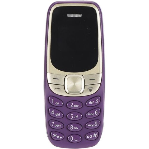 Le Plus Petit Tlphone Portable,Mini Tlphone Portable Dbloqu 0,66 Pouces Led Organique 2G Gsm Pour Enfant Pour Un Usage Quotidien(Purple)