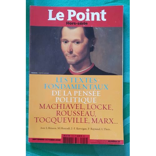 Le Point Hors-Srie 19 - De La Pense Politique - Septembre-Octobre 2008