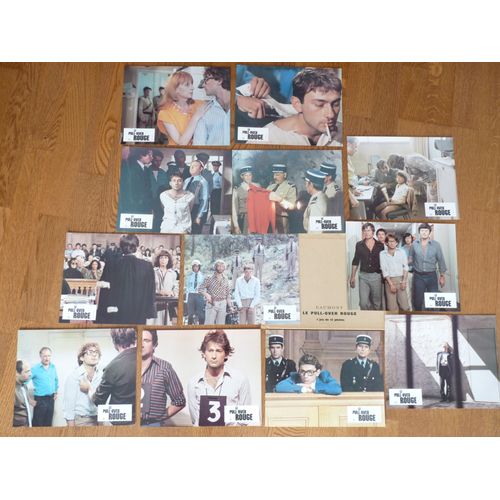 Le Pull-Over Rouge De Michel Drach Avec Serge Avdikian, Roland Bertin - Jeu De 12 Photographies D'exploitation En Couleur