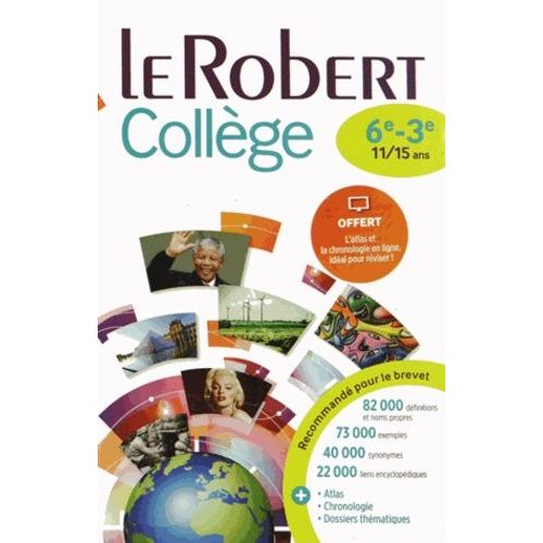 Le Robert Collge - 3e-6e, 11-15 Ans   de Drivaud Marie-Hlne  Format Reli 