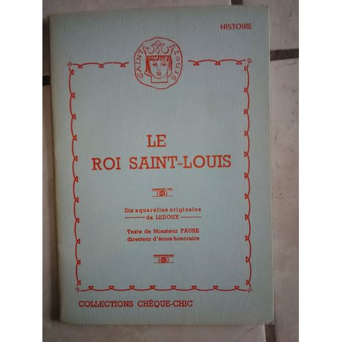 Le Roi Saint Louis collections chèque chic Rakuten