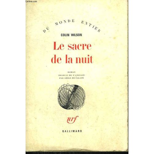 Le Sacre De La Nuit   de colin wilson  Format Broch 