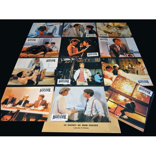 Le Secret De Mon Succs (The Secret Of My Success): Jeu De 12 Photos D'exploitation Cinmatographique - Format 21,5x27,5 Cm - De Herbert Ross Avec Michael J. Fox, Helen Slater, John Pankow - 1987