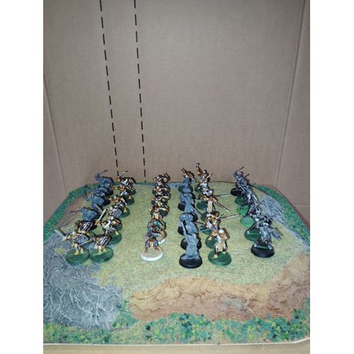 Le Seigneur Des Anneaux, Lot De 38 Figurines, Mordor Orcs Et Uruk Hai