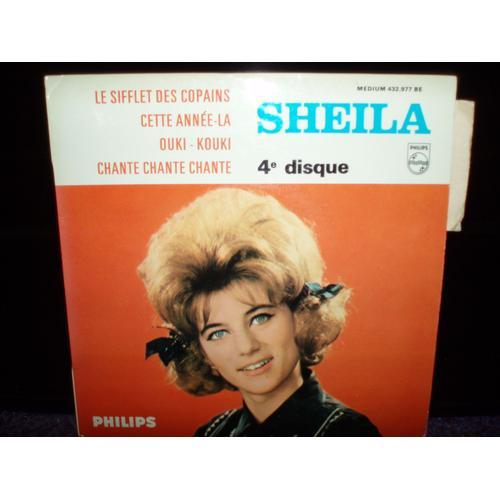 Le Sifflet Des Copains +3 / 4eme Disque ( Avec Languette ). - Sheila