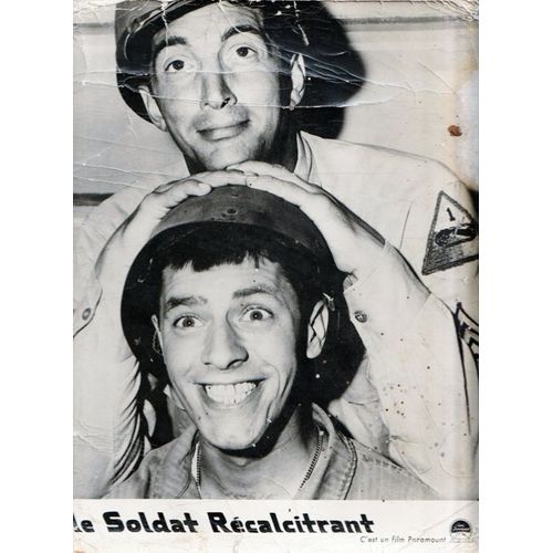 Le Soldat Rcalcitrant (At War With The Army): Photo Cartonne D'exploitation Cinmatographique - Format 24x30 Cm - De Hal Walker Avec Dean Martin, Jerry Lewis - 1950 #