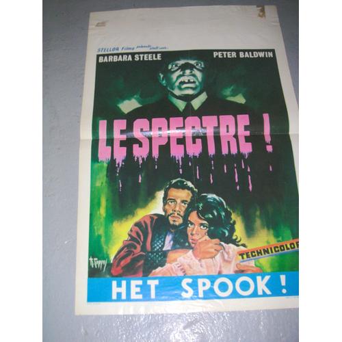 Le Spectre Du Professeur Hichcock Affiche De Film 35x55 - 1963 - Barbara Steele, Riccardo Freda