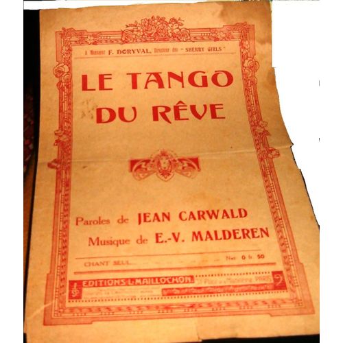 Le Tango Du Rve - 1919 -