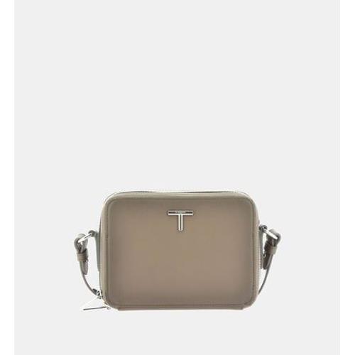 Le Tanneur - Petit Sac Bandoulire Gisle En Cuir Lisse - Beige