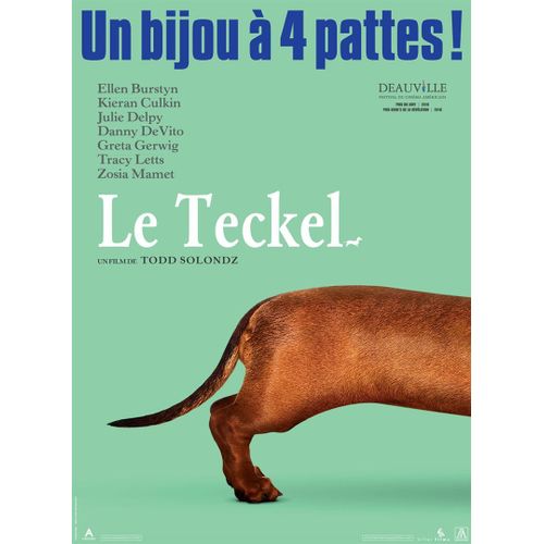 Le Teckel /Wiener-Dog- Vritable Affiche De Cinma Plie - Format 40x60 Cm -De Todd Solondz Avec Greta Gerwig, Zosia Mamet, Julie Delpy, Kieran Culkin, Danny Devito, Ellen Burstyn - 2016