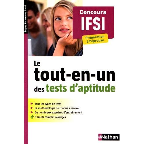 Le Tout-En-Un Des Tests D'aptitude Concours Ifsi    Format Broch 