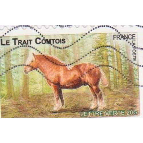 Le Trait Comtois Oblitr Avec Flamme