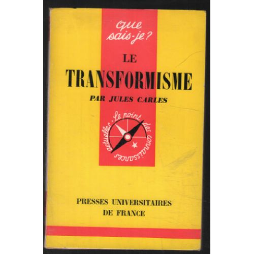 Le Transformisme   de jules carles 