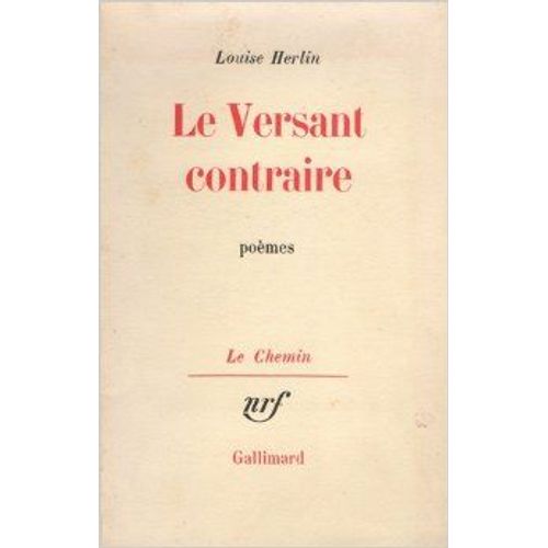 Le Versant Contraire   de louise herlin