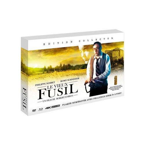 Le Vieux Fusil - dition Collector Numrote - 4k Ultra Hd + Blu-Ray + Dvd + Livre + Plaque Plexiglass de Robert Enrico