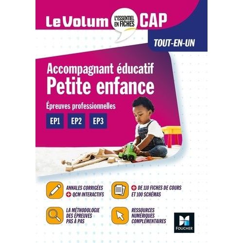 Accompagnant ducatif Petite Enfance - Epreuves Professionnelles : Ep1, Ep2, Ep3    Format Grand Format 