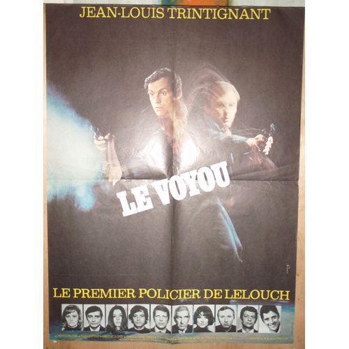 Le Voyou -  1970 - Affiche Originale 60 X 80 - Claude Lelouch - Jean-Louis Trintignant -