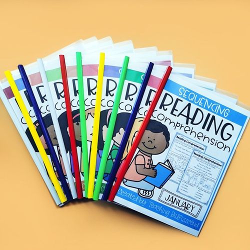 Learn english reading books passages workbooks sequencing reading