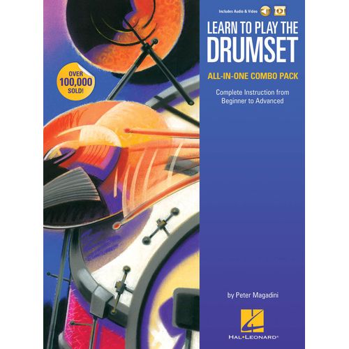 Learn To Play The Drumset - All-In-One Combo Pack: Complete Instruction From Beginner To Advanced    Format Broch 