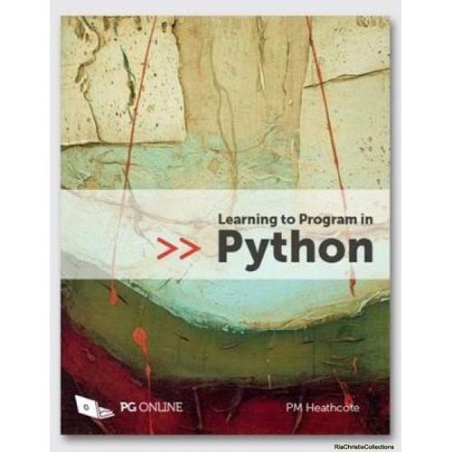 Learning To Program In Python    Format Broch 