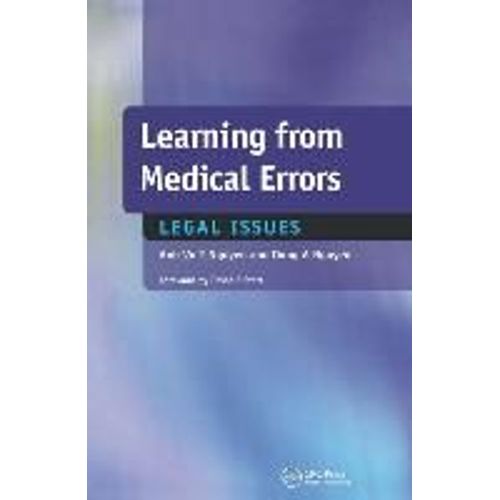 Learning From Medical Errors   de Anh Vu Nguyen  Format Poche 